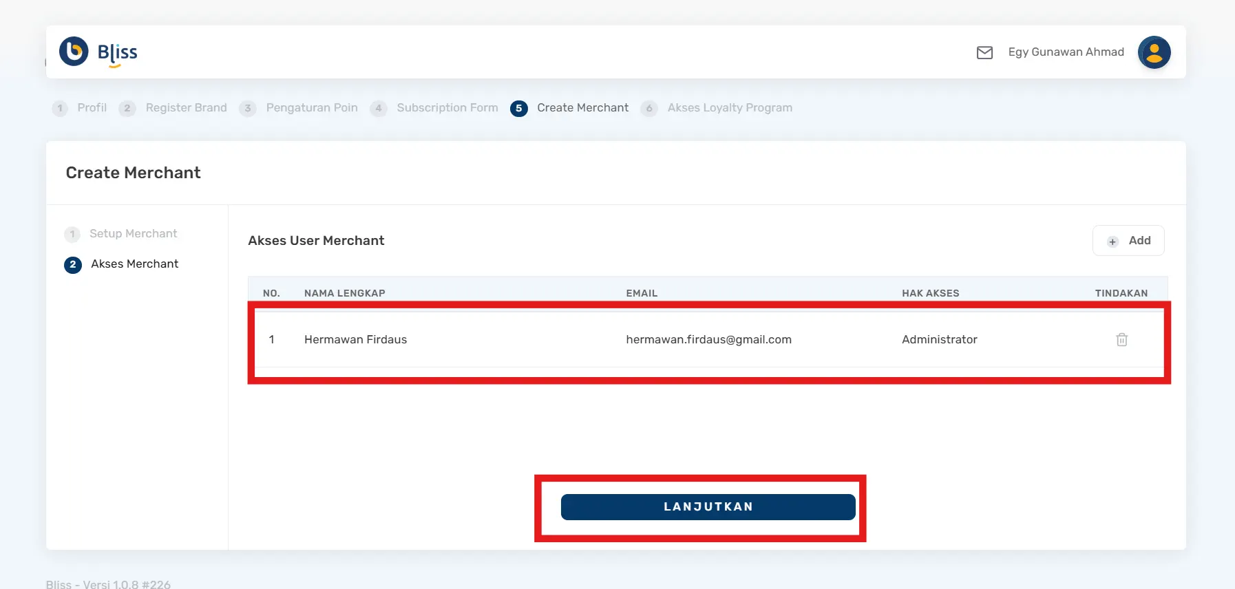 membuat merchant tanpa Accurate